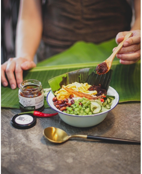 椰漿飯參巴  Nasi Lemak Sambal (Extra Spicy)